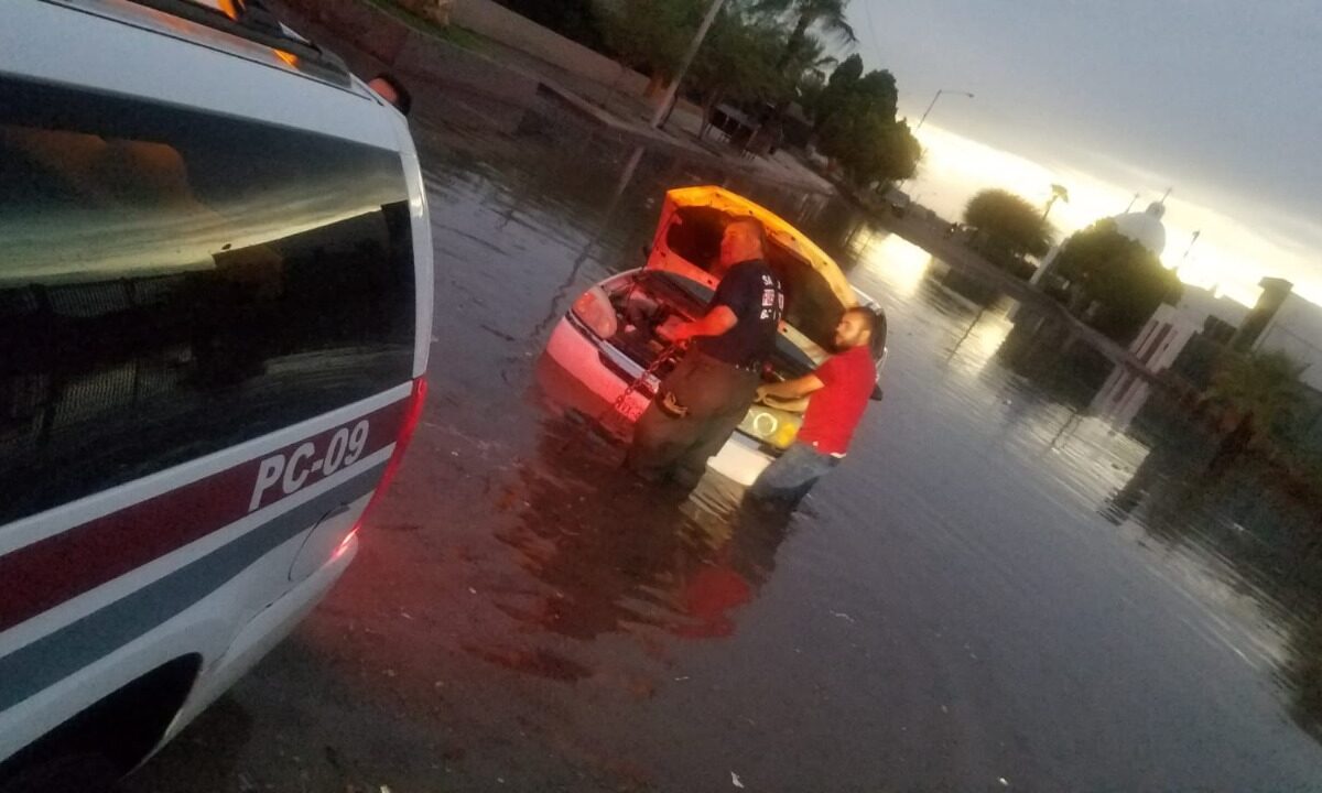 Atiende Protección Civil emergencias provocadas por lluvias en SLRC