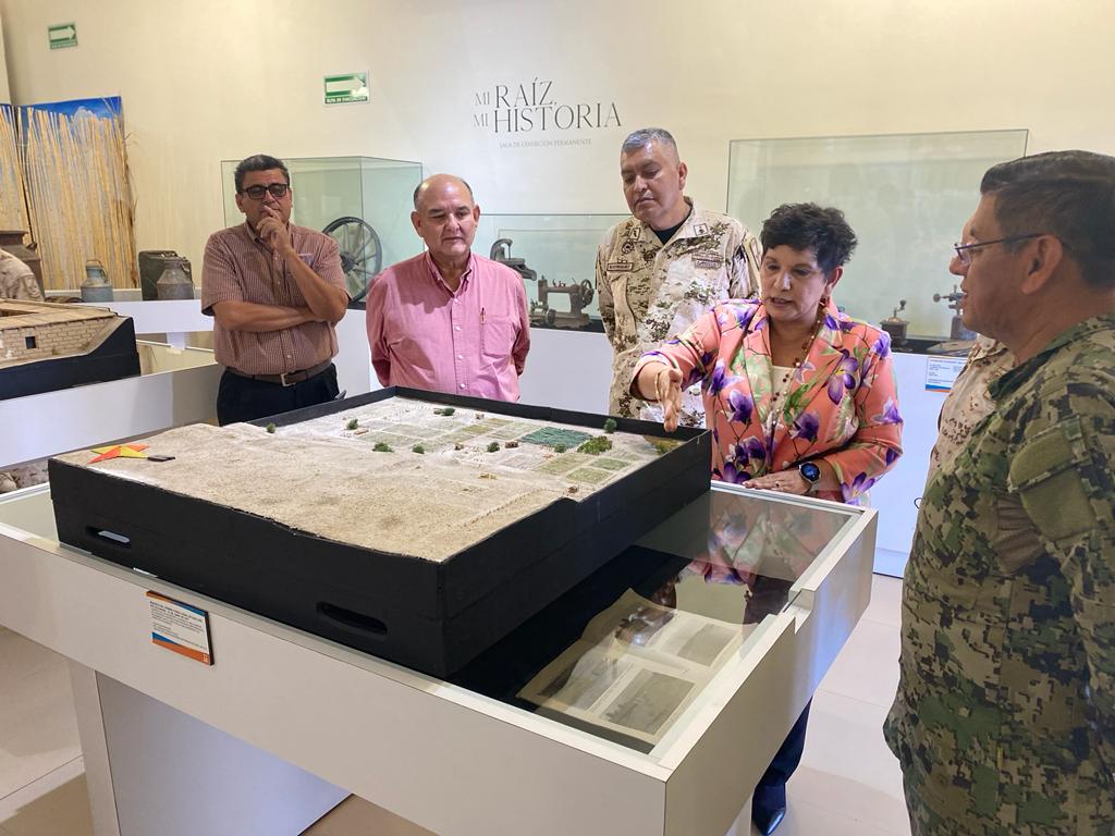 Realizan altos mandos militares recorrido por Museo Regional de SLRC