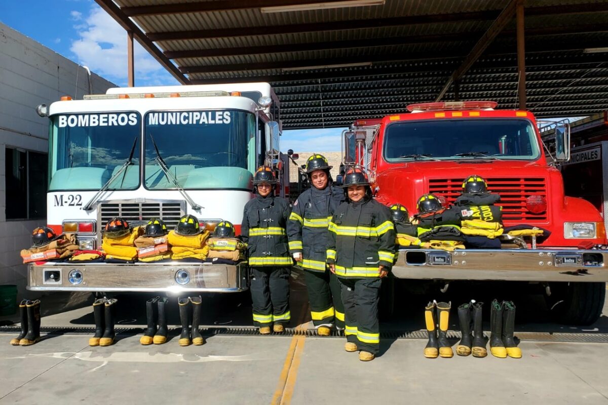 Dona Baja Bridge equipo de seguridad para mujeres bombero