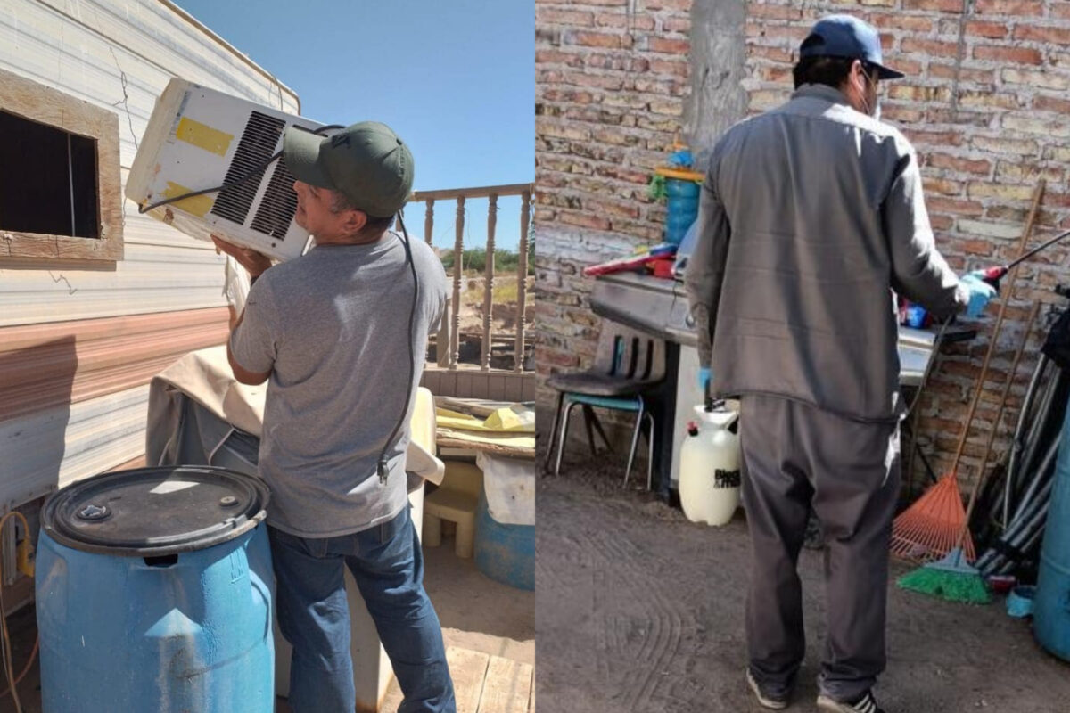 Inicia Desarrollo Social con programa de fumigación En el Golfo y el Valle de SLRC