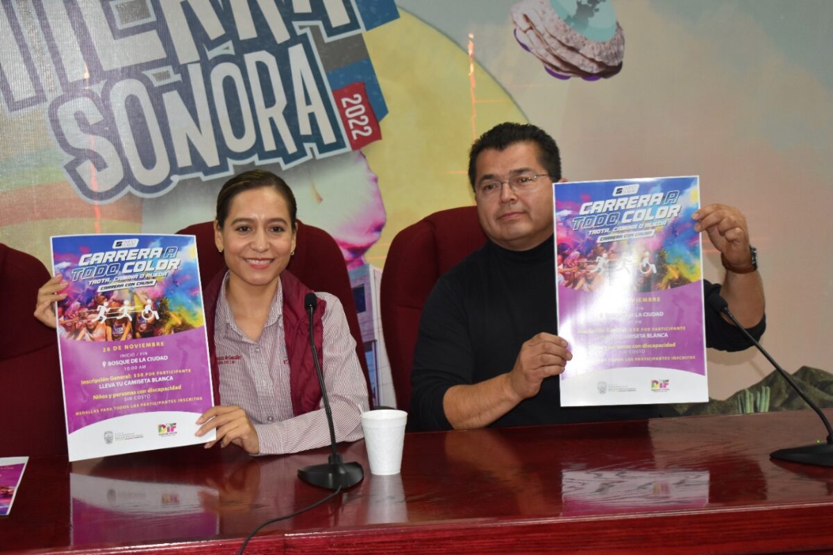 Organizan primera carrera “A todo color” a beneficio de DIF en SLRC