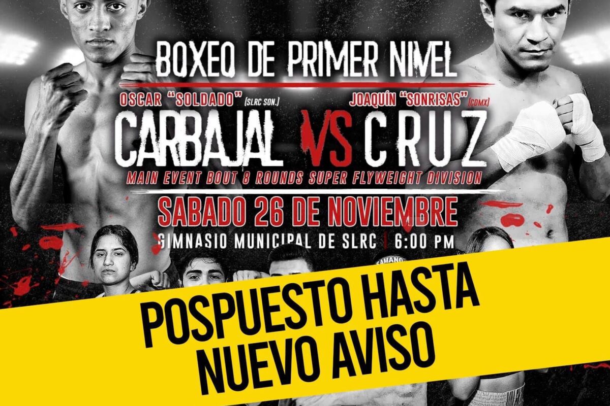 Posponen Campeonato Nacional de Boxeo Peso “Súper Mosca”
