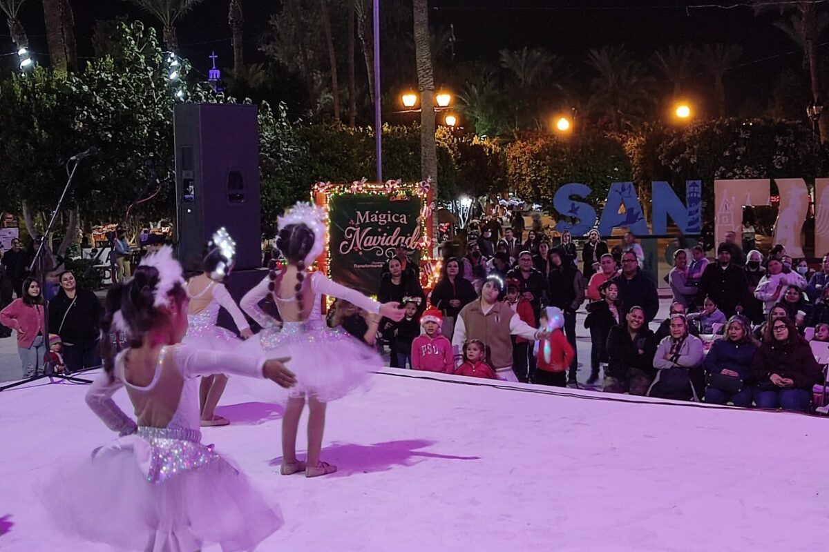 Continúan presentaciones artísticas en Mágica Navidad
