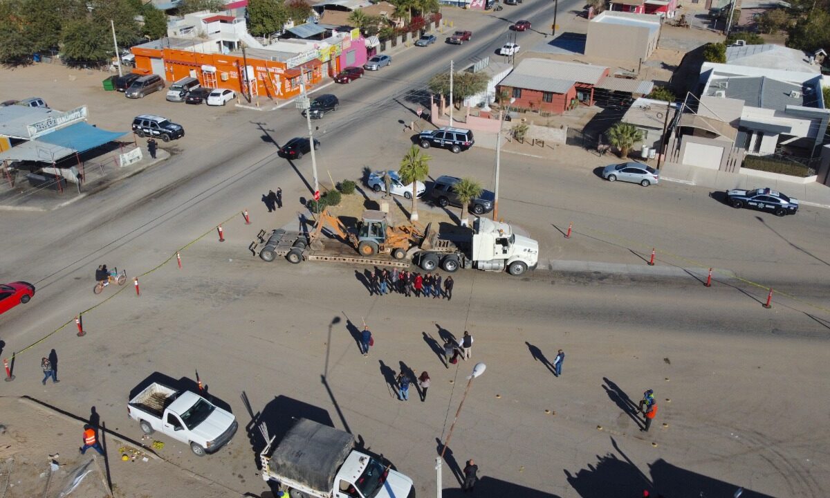 Inicia rehabilitación de crucero en Brecha y 9 en SLRC