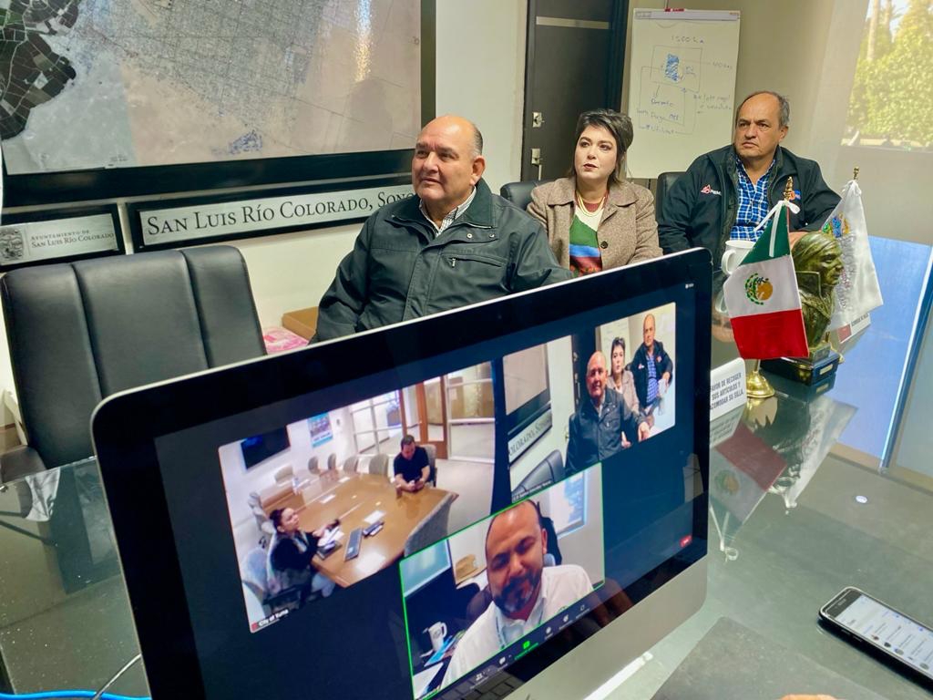 Refrenda Alcalde colaboración con EU en tema migratorio