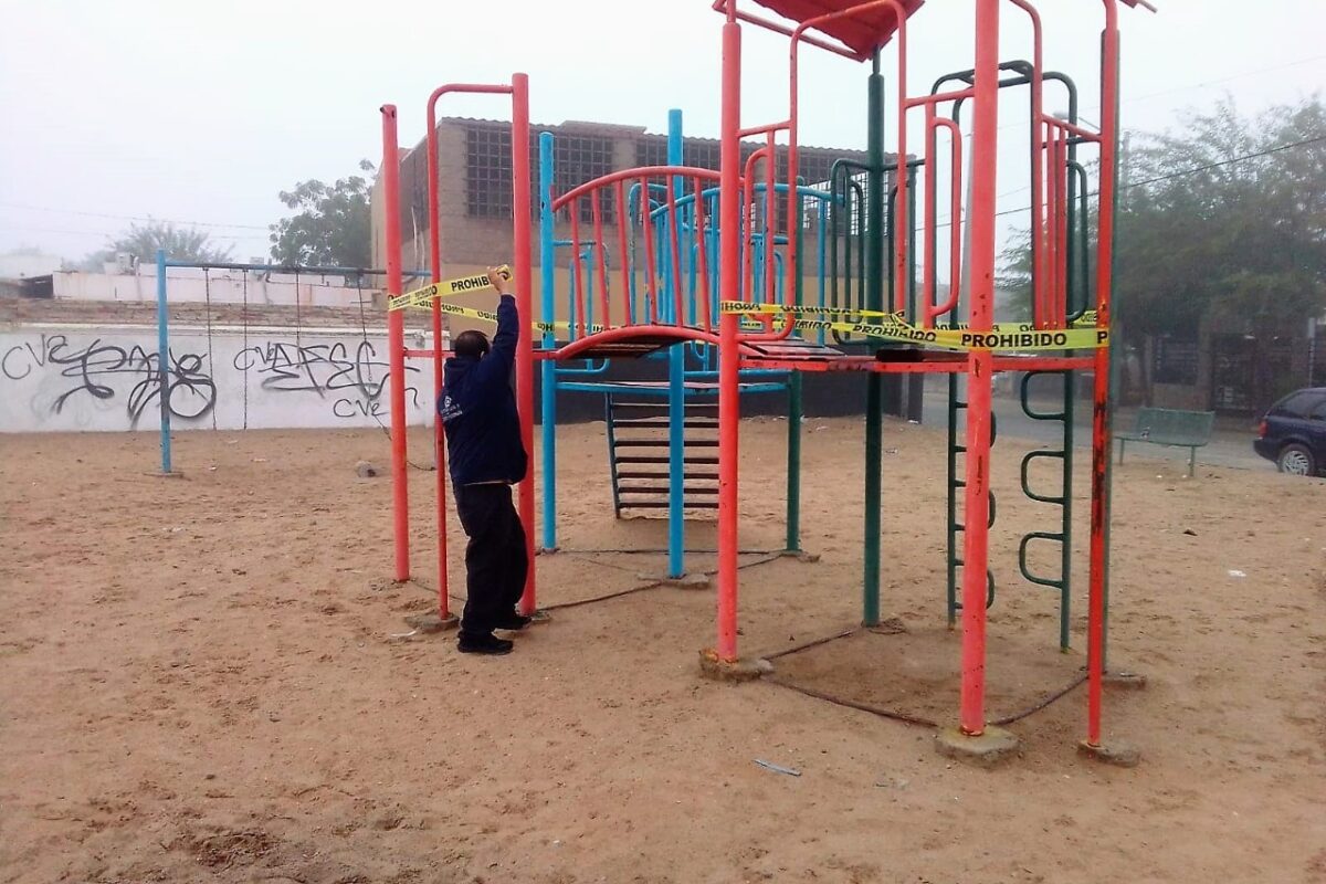 Llaman a denunciar fallas en juegos infantiles de parques