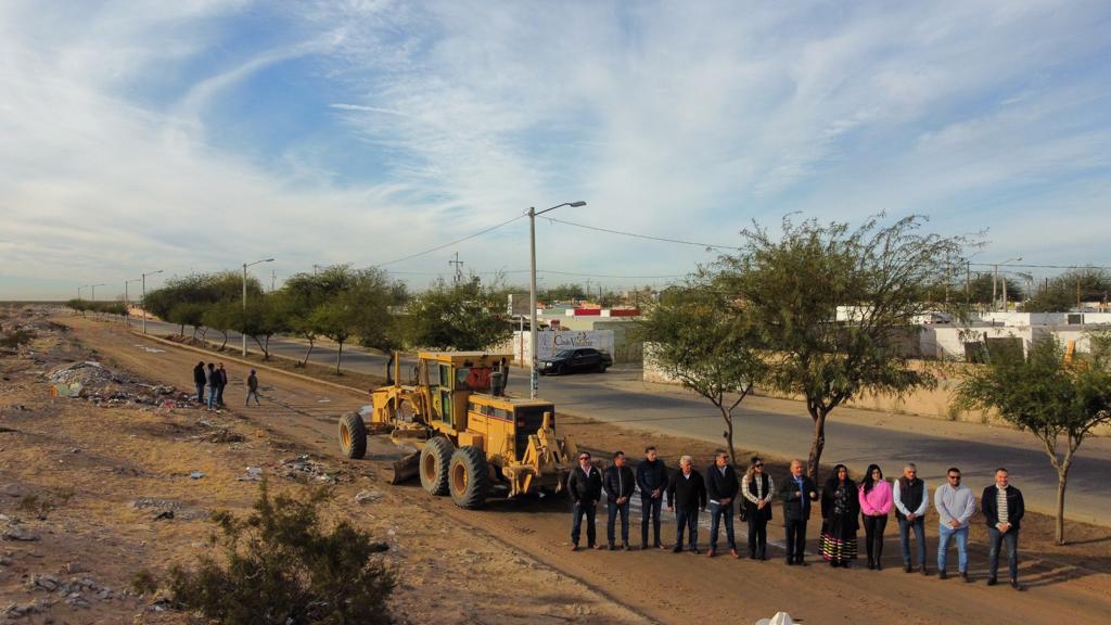 Inician los trabajos en SLRC de la pavimentación en la Samuel Ocaña