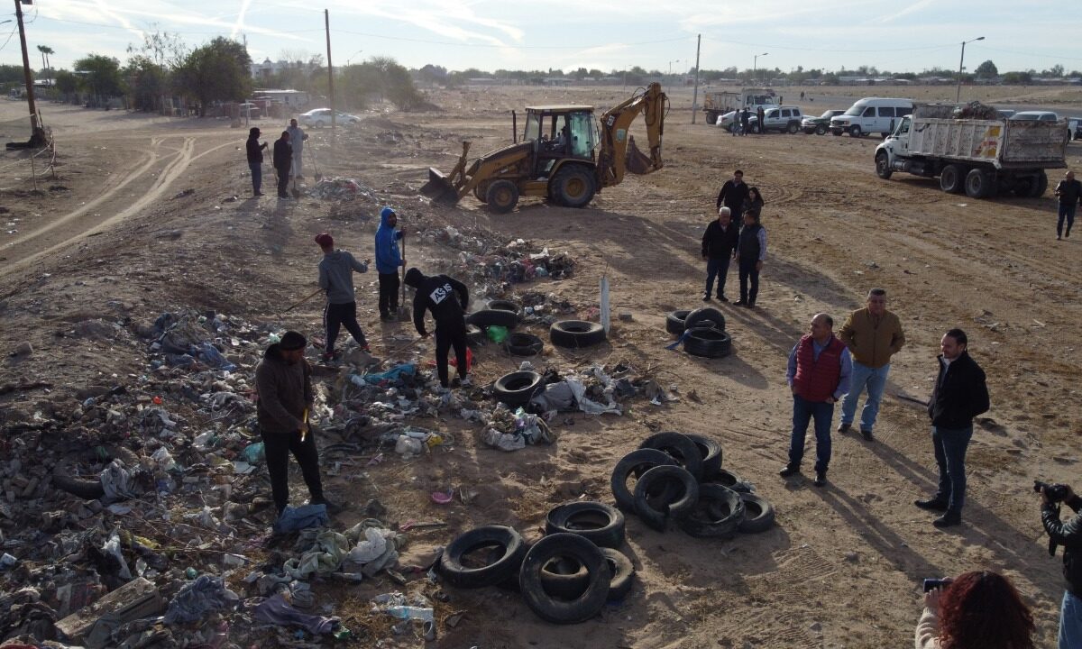 Llevan campaña “San Luis Limpio” a colonia Aeropuerto de SLRC