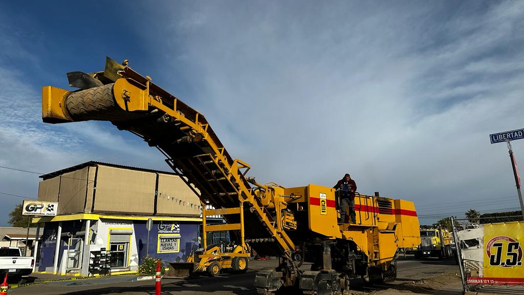 Arrancan trabajos de rehabilitación en Av. Libertad en SLRC