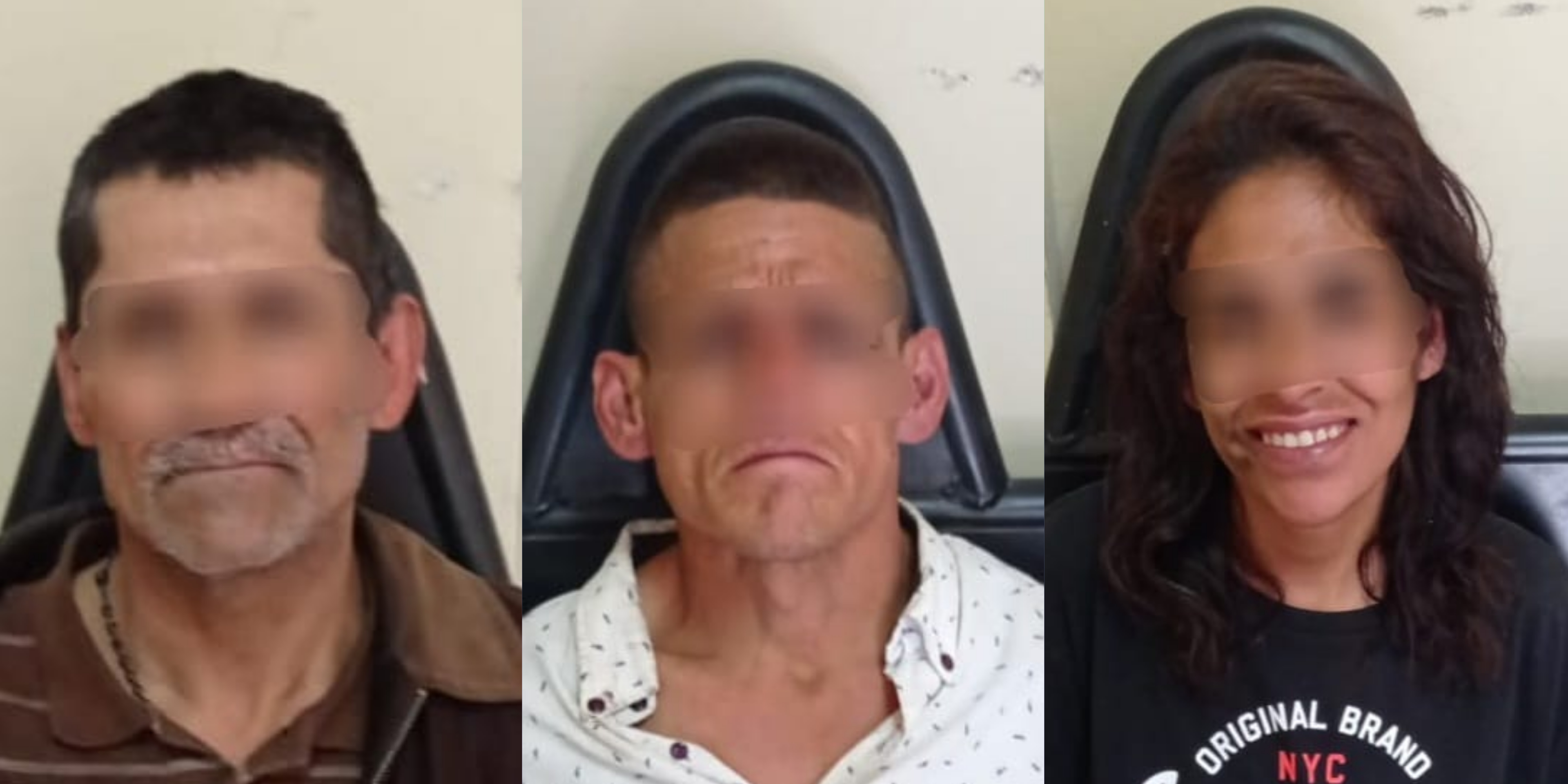 Detienen a tres personas en flagrancia delictiva de robo en SLRC