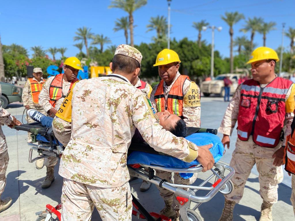 Refuerza PC estrategias con 1er. Simulacro Nacional de Sismo en SLRC
