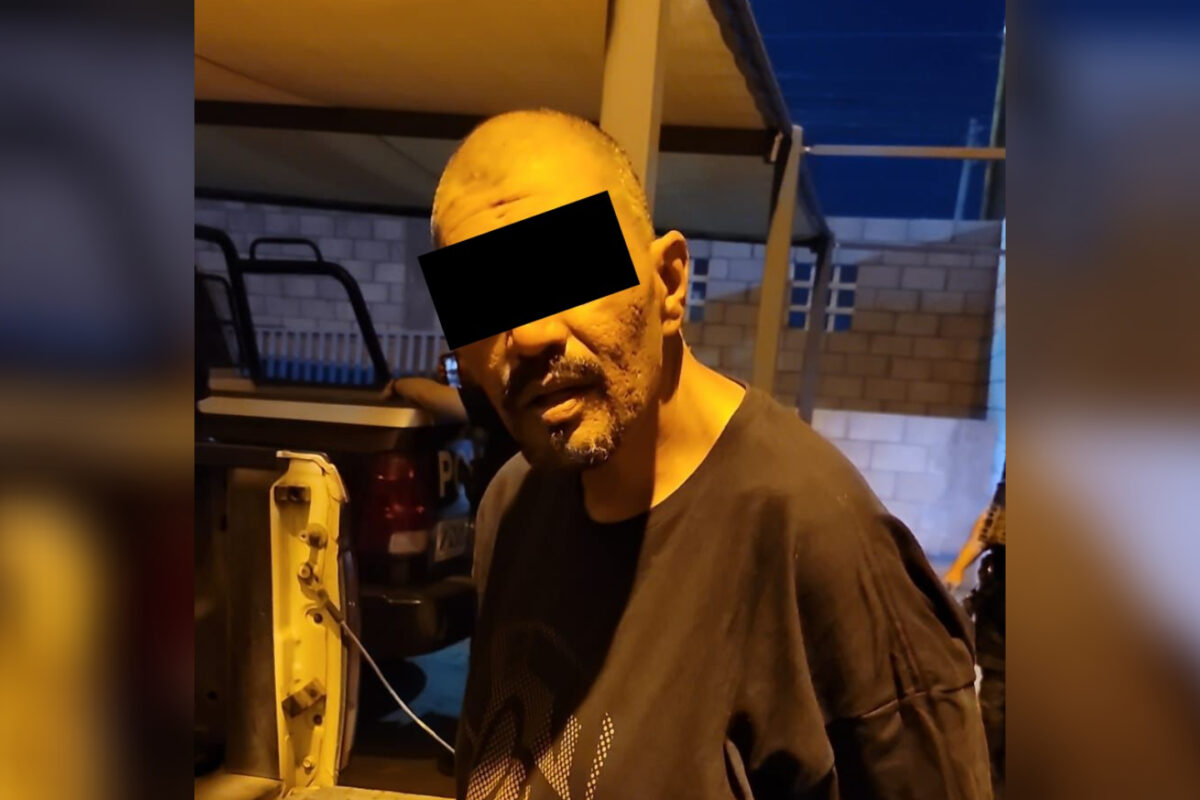 Aseguran arma de fuego a motociclista en SLRC