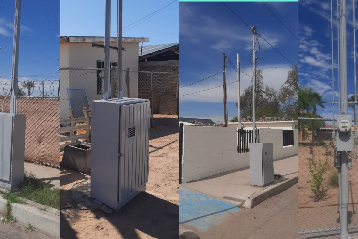 Continúa Obras Públicas mantenimiento a tableros eléctricos en SLRC