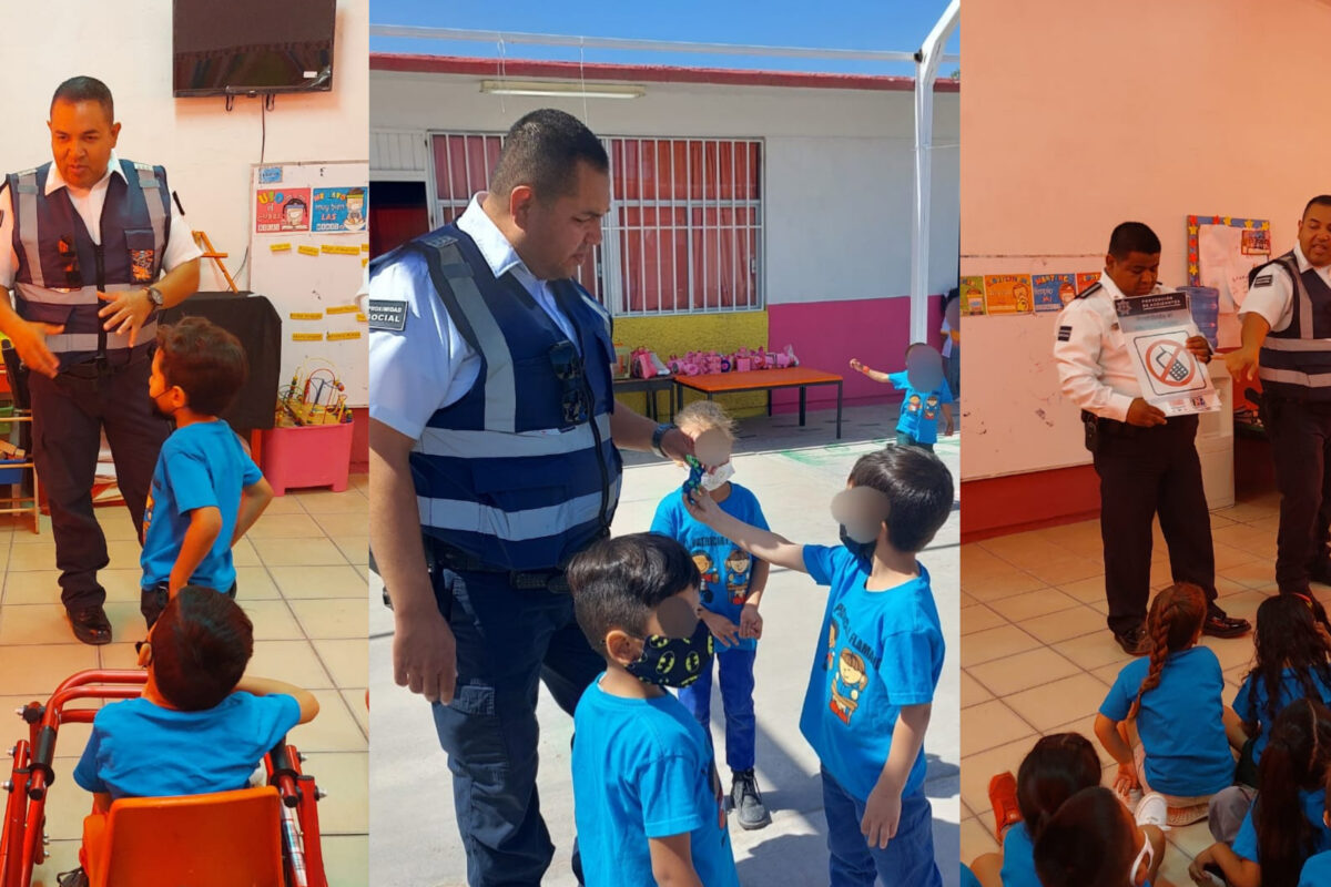 Reciben plática preventiva niños de preescolar de SLRC