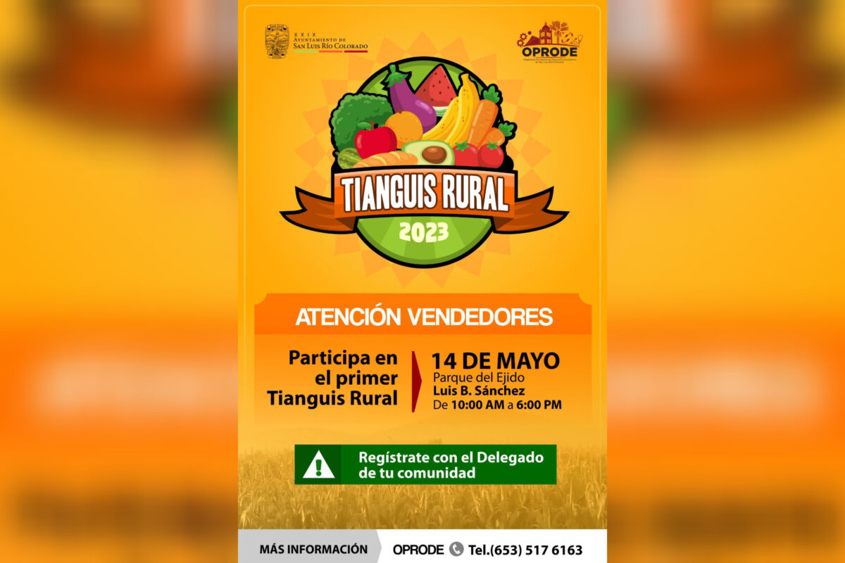 Abren registro de comercios de SLRC al “Tianguis Rural”