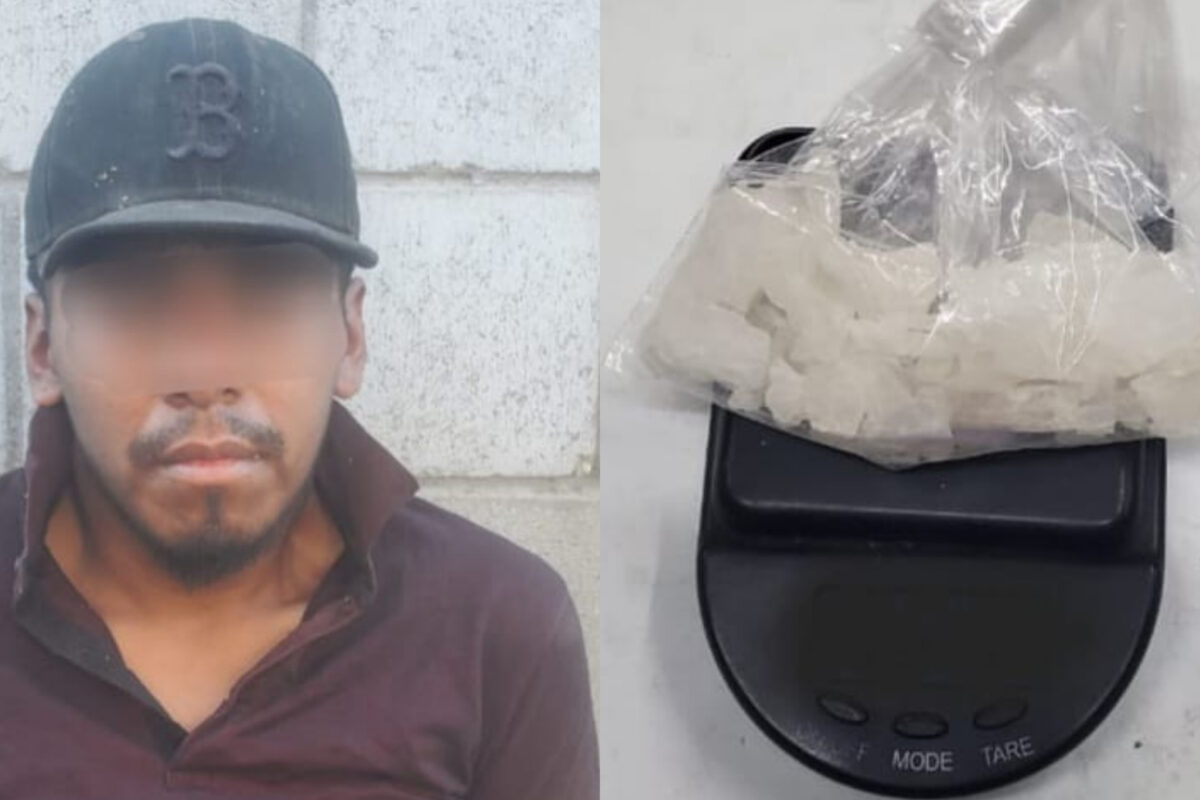 Municipales detienen al “Pelón” con narcótico en SLRC