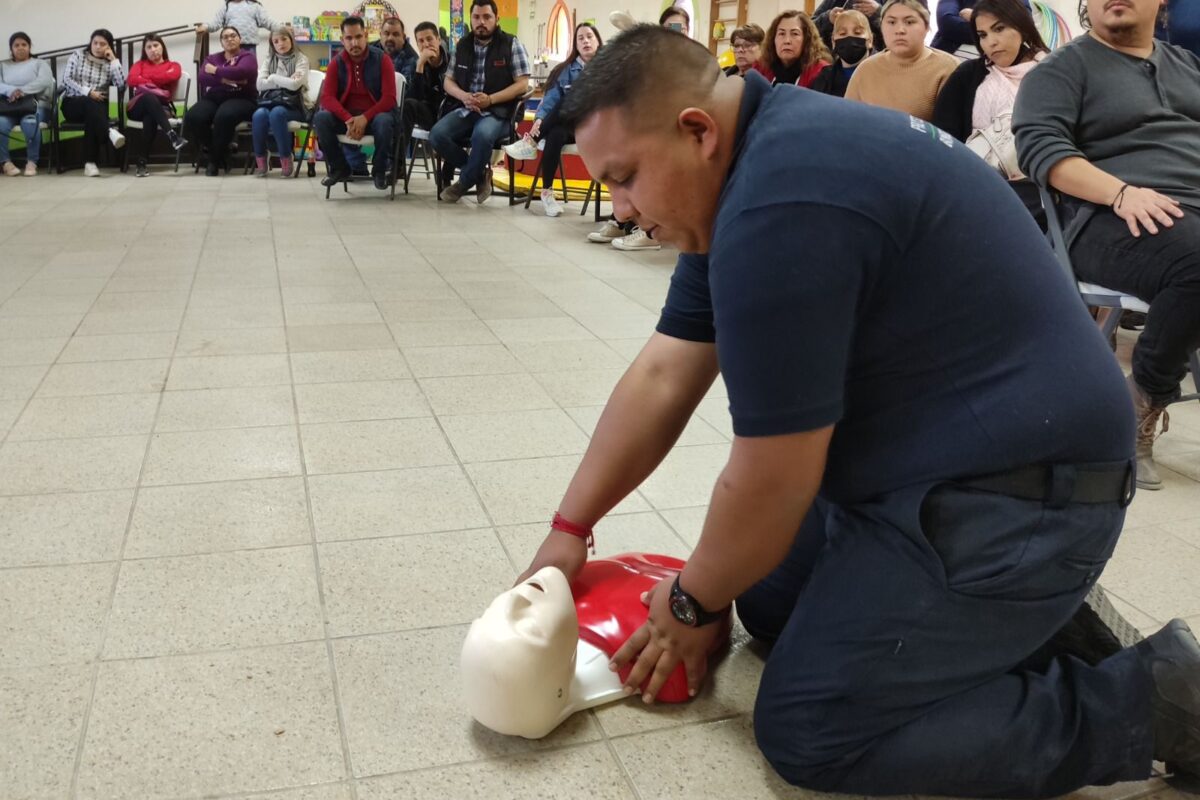 Abre PC registro para curso de “Manejo de estado de choque”