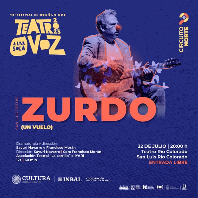 Reitera Cultura invitación al 18º Festival de Monólogos