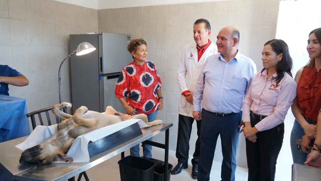 Inaugura Alcalde nuevo quirófano veterinario en CCA