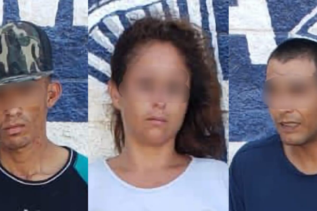 Detienen a mujer y dos hombres con droga y objetos robados