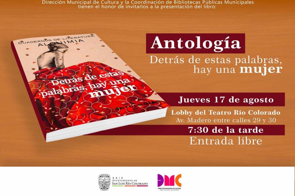 Presenta Cultura antología en el Teatro Río Colorado