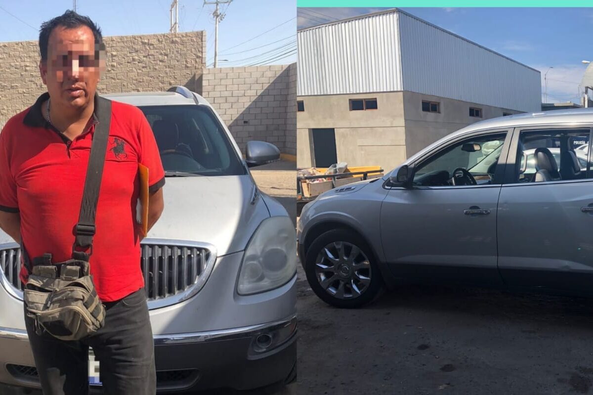 A disposición conductor infractor con vehículo robado