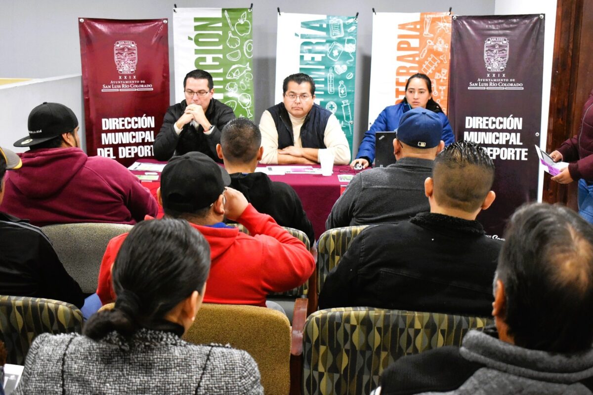 Ofrece Dirección del Deporte plan integral de salud a entrenadores