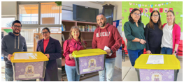 Continúa distribución de Cajas Viajeras en escuelas locales