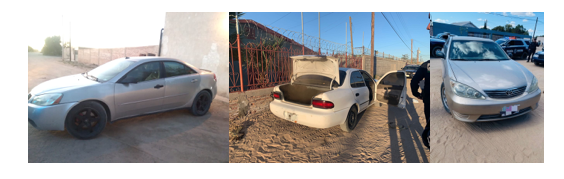Recupera Municipal tres vehículos robados