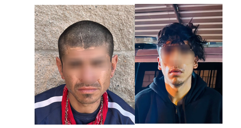 Municipales detienen a dos sujetos por portación de arma blanca