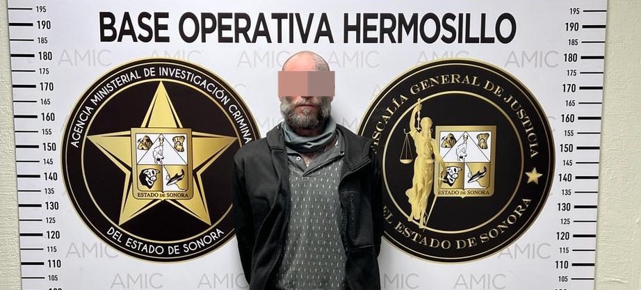 Capturan a  “Gringo” prófugo en Hermosillo