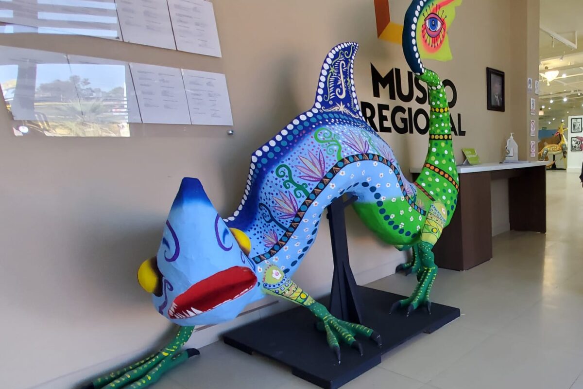 Exposición itinerante de alebrijes en el Museo Regional