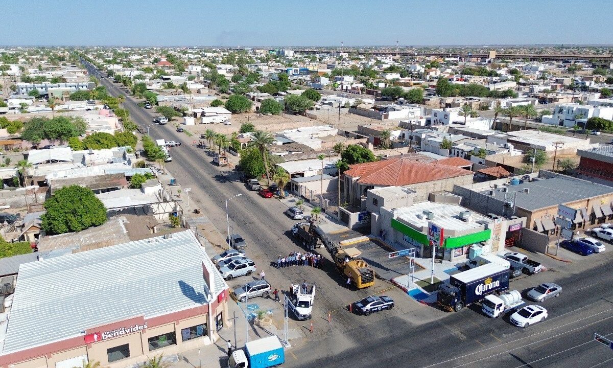Arrancan trabajos de rehabilitación en Av. Kino
