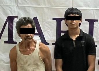 Detienen a tres en San Luis Río Colorado tras cateo al asegura arma, cartuchos y narcótico