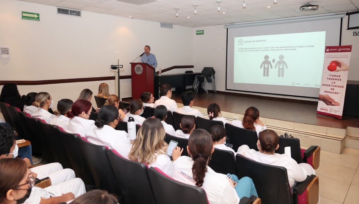Promueve Isssteson la donación de órganos y tejidos en su personal