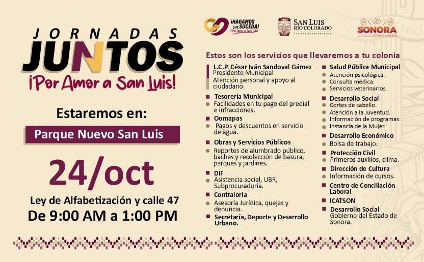 Es hoy jornada “Juntos por Amor a San Luis”