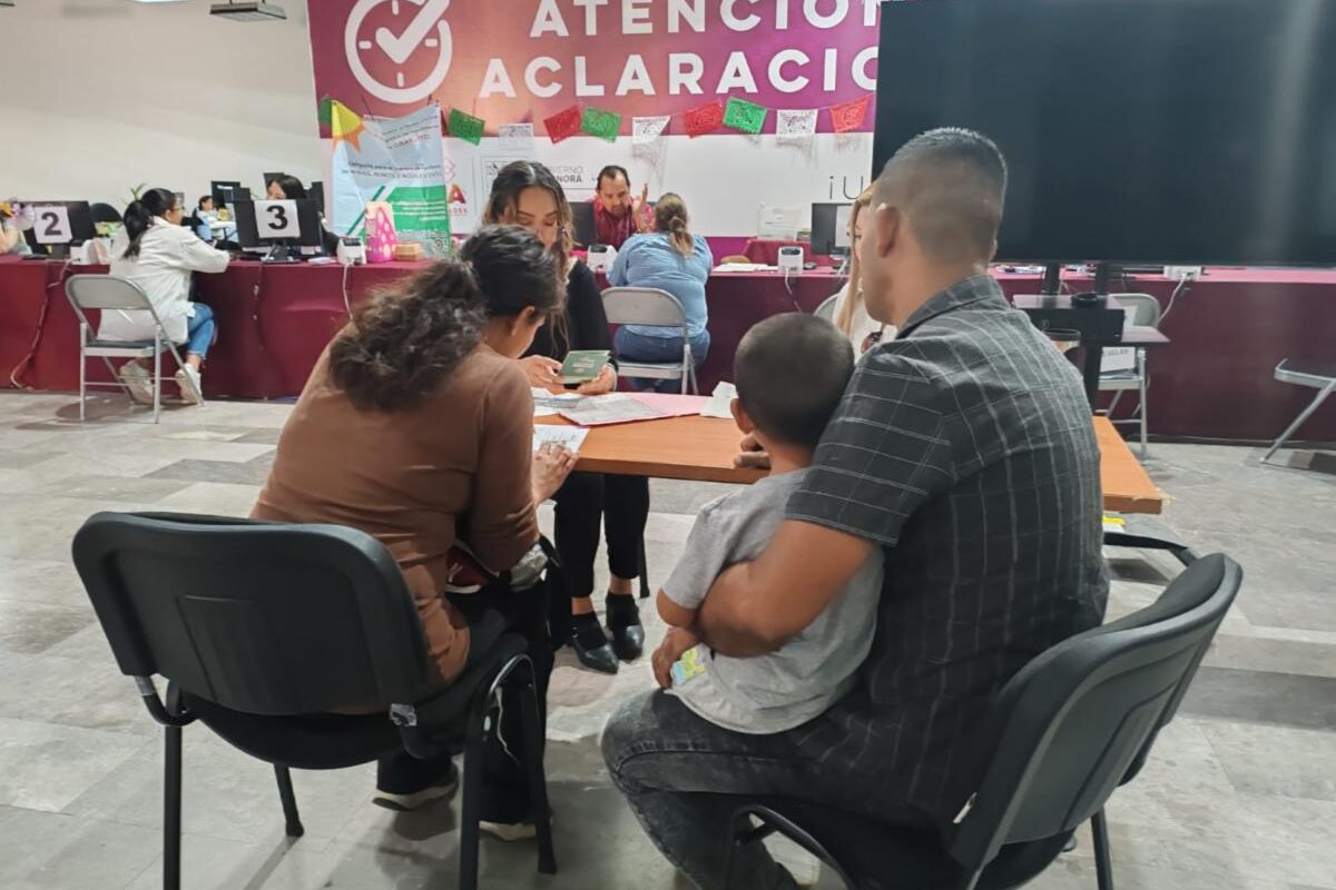 Realiza Gobierno de Sonora jornadas para dar identidad a niñez del Estado