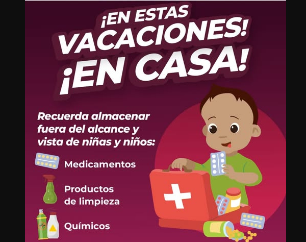 ¡OJO EN VACACIONES! Advierten por intoxicaciones infantiles