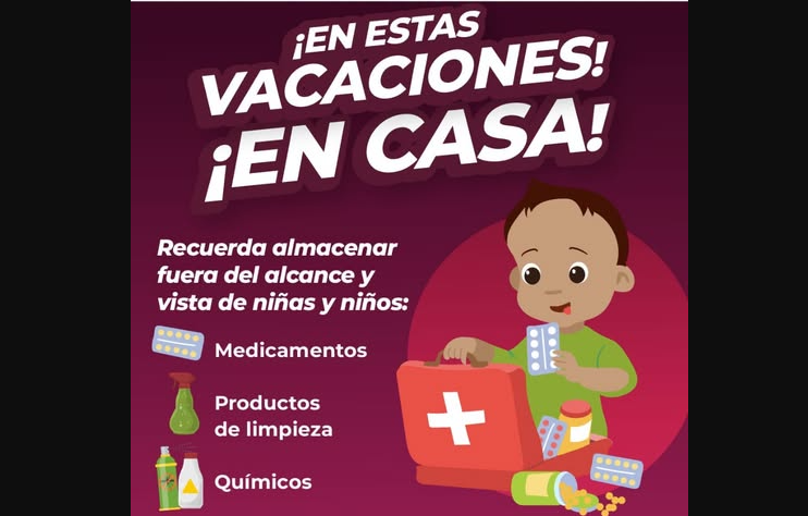 ¡OJO EN VACACIONES! Advierten por intoxicaciones infantiles